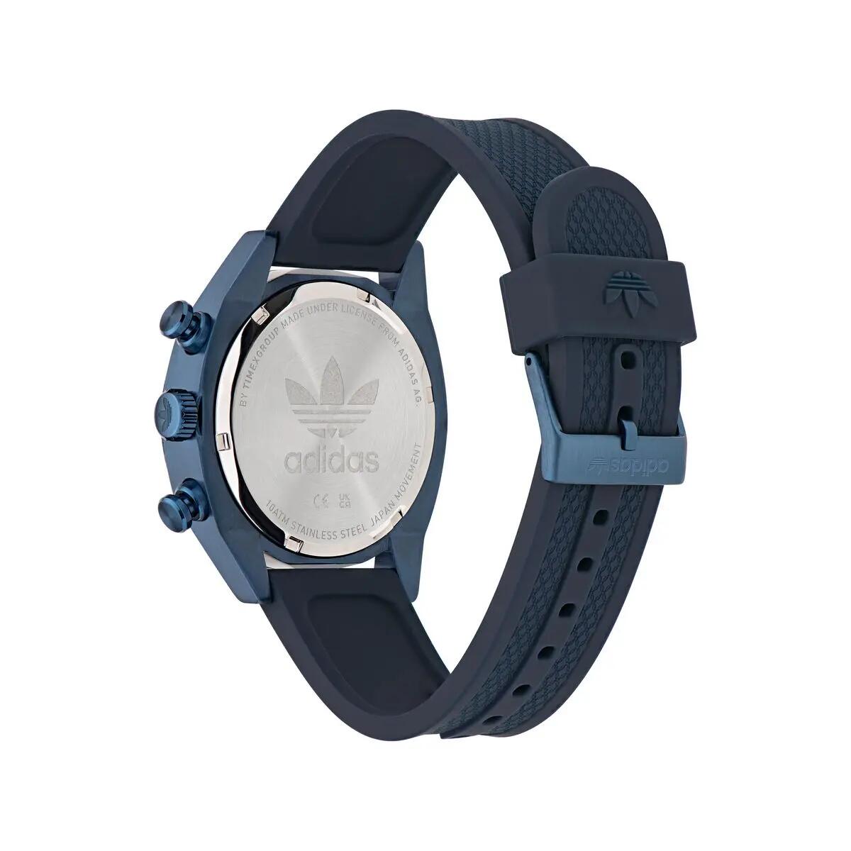 Adidas Originals Chronograaf  Horloge Blauw/Zilverkleurig AOFH23004 2/6