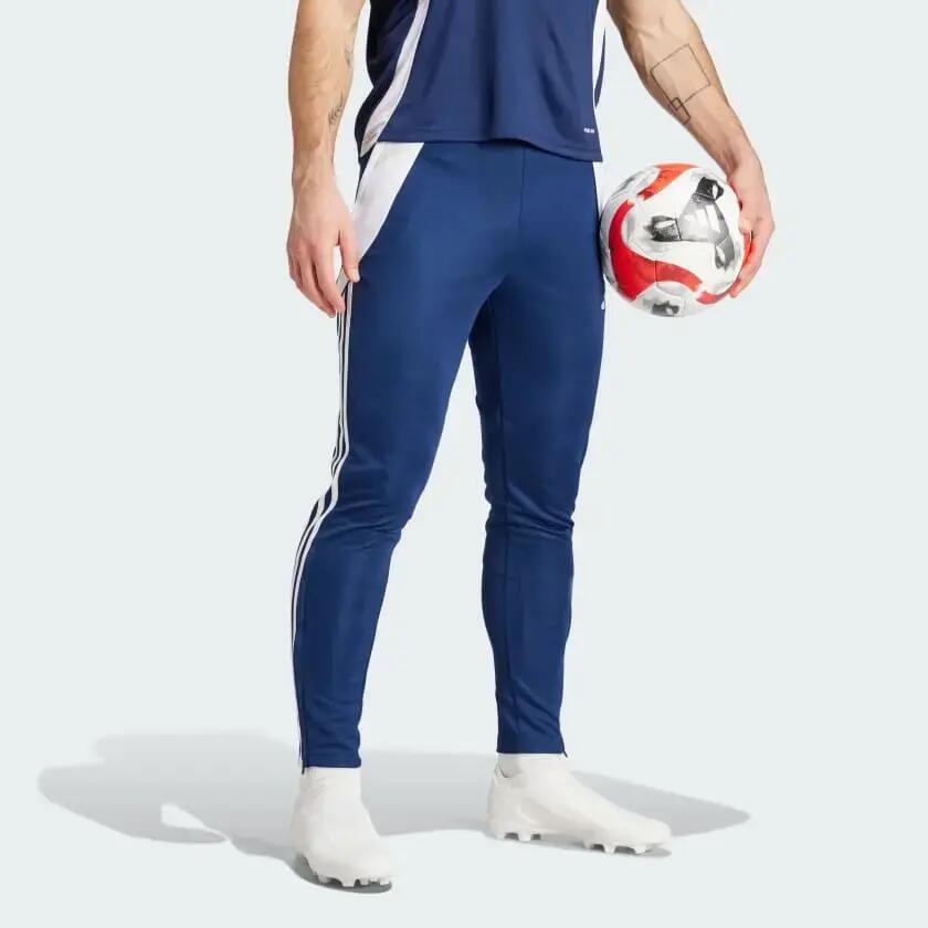 Adidas TIRO24 TRPNT S Men Football Track Pants Blue -  3
