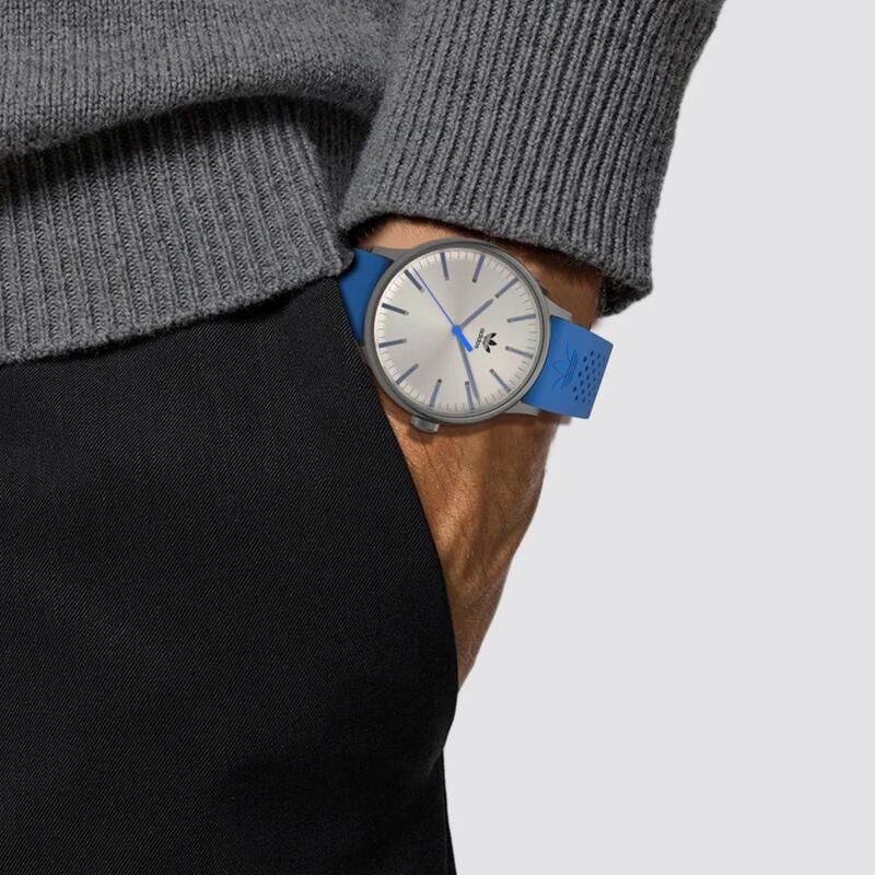 Adidas Originals Analoog  Horloge Blauw/Wit AOSY22019