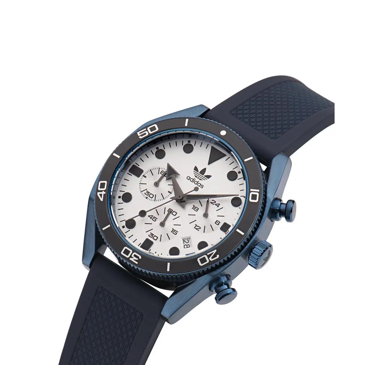 Adidas Originals Chronograaf  Horloge Blauw/Zilverkleurig AOFH23004 3/6