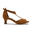 DQ1001 Chaussures de danse en marron avec semelle en daim - 5.0 cm flare