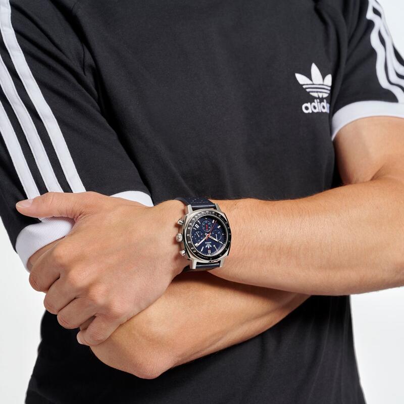 Adidas Originals Chronographe Unisexe Bleu / Bleu AOFH23577