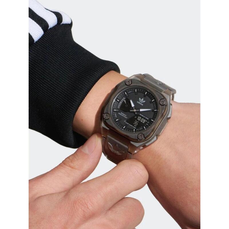 Adidas Originals Analoog en digitaal  Horloge Zwart/Zwart AOST23059