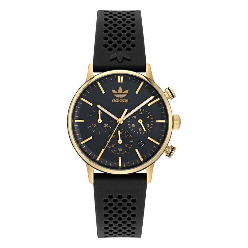 Adidas Originals Chronograaf  Horloge Zwart/Zwart AOSY23521