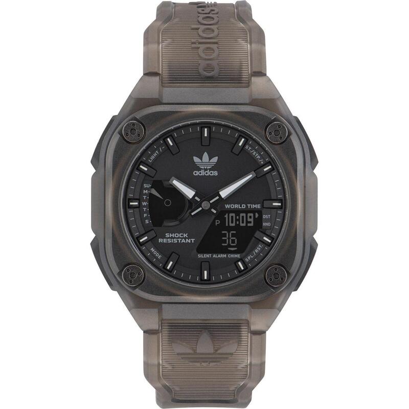 Adidas Originals Analoog en digitaal  Horloge Zwart/Zwart AOST23059