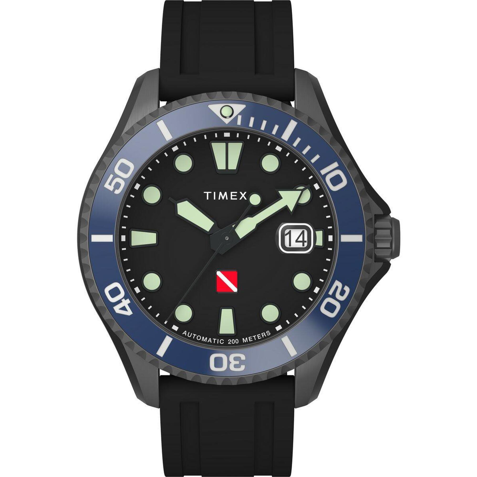 Timex - Montre Homme Timex Deep Water Tiburon Automatic - Montre - Noir - Taille Unique - Decathlon