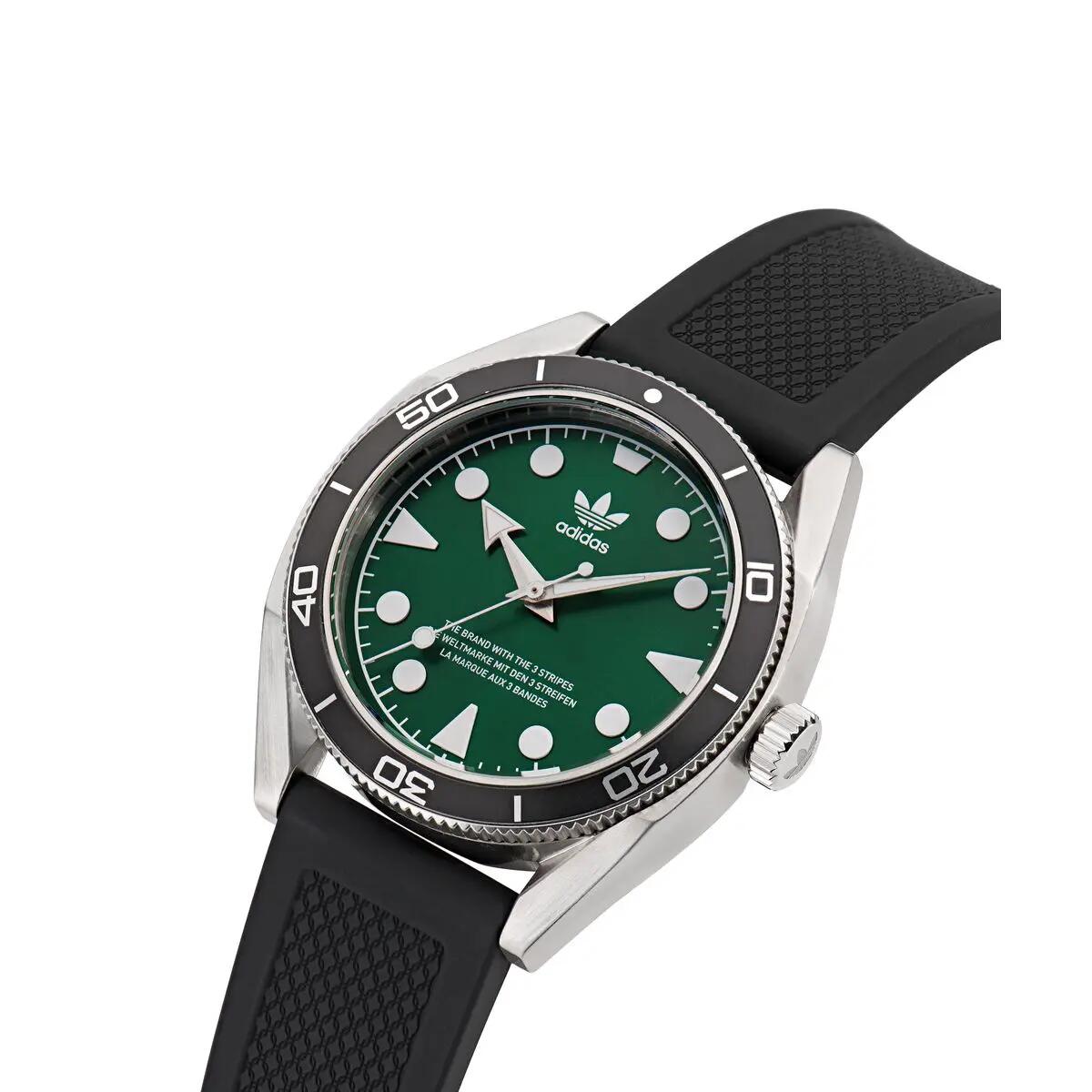 Adidas Originals Analoog  Horloge Zwart/Groen AOFH23008 3/6