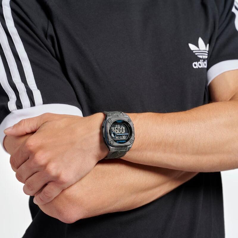 Adidas Originals Digitaal  Horloge Grijs/Zwart AOST23574