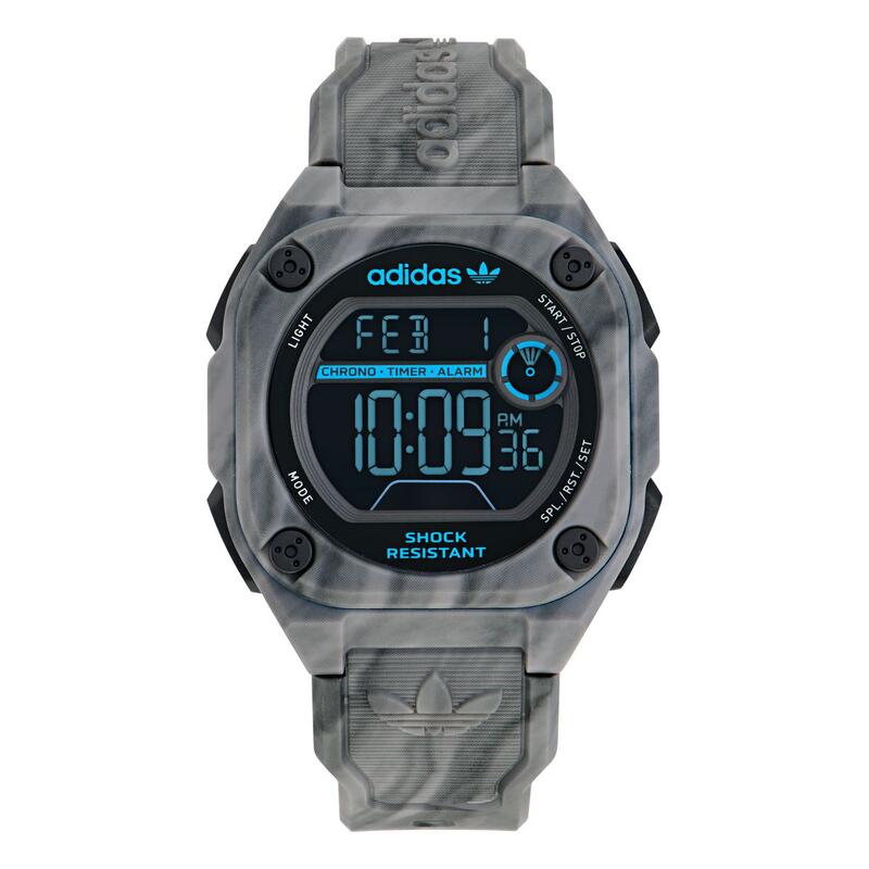 Adidas Originals Digitaal  Horloge Grijs/Zwart AOST23574