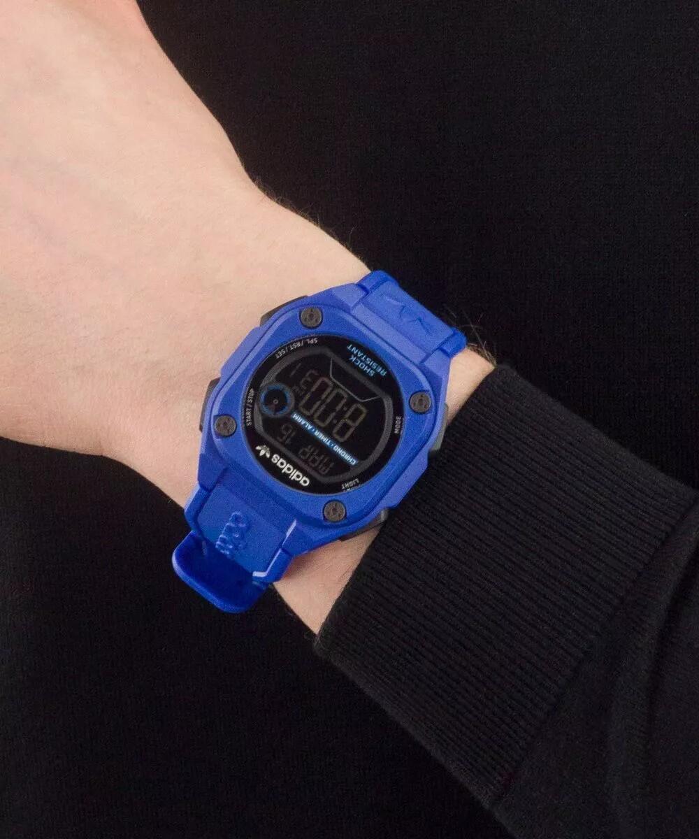 Adidas Originals Digital Montre Bleu/Noir AOST23061 5/6