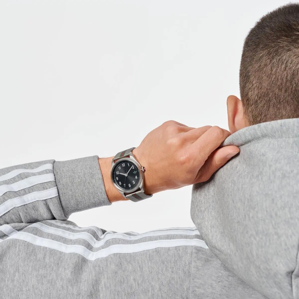 Adidas Originals Analogique Montre Argent/Noir AOSY23532 5/6