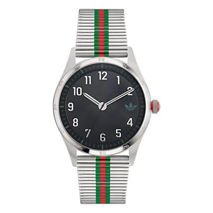 Adidas Originals Analogique Montre Argent/Noir AOSY23532