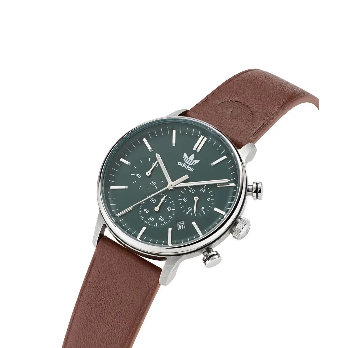 Adidas Originals Chronograaf  Horloge Bruin/Groen AOSY22531 3/4