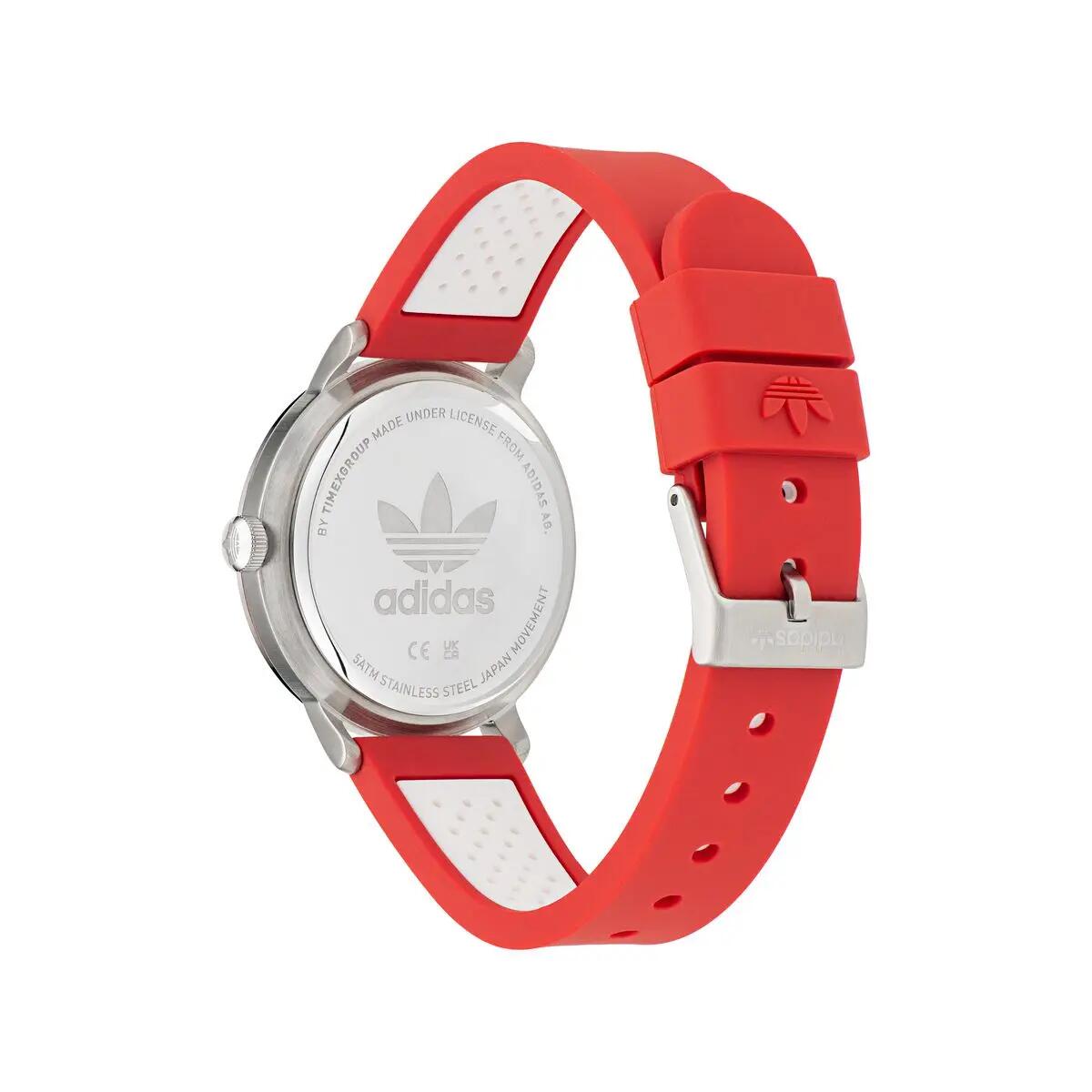 Adidas Originals Analogique Montre Rouge/Blanc AOSY23024 2/6