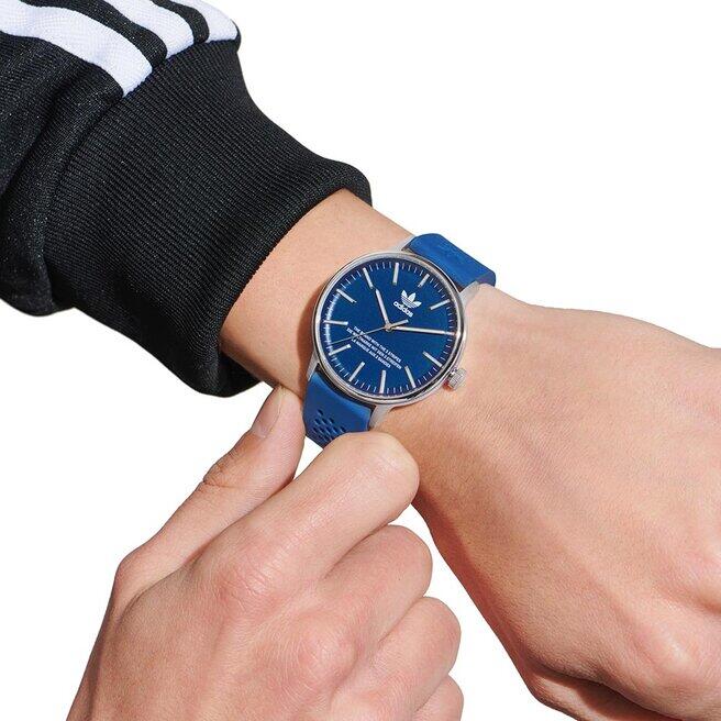 Adidas Originals Analoog  Horloge Blauw/Blauw AOSY23022