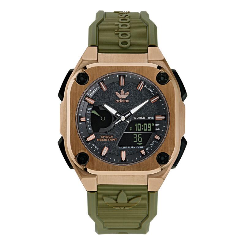 Adidas Originals Analoog en digitaal  Horloge Groen/Zwart AOFH23502