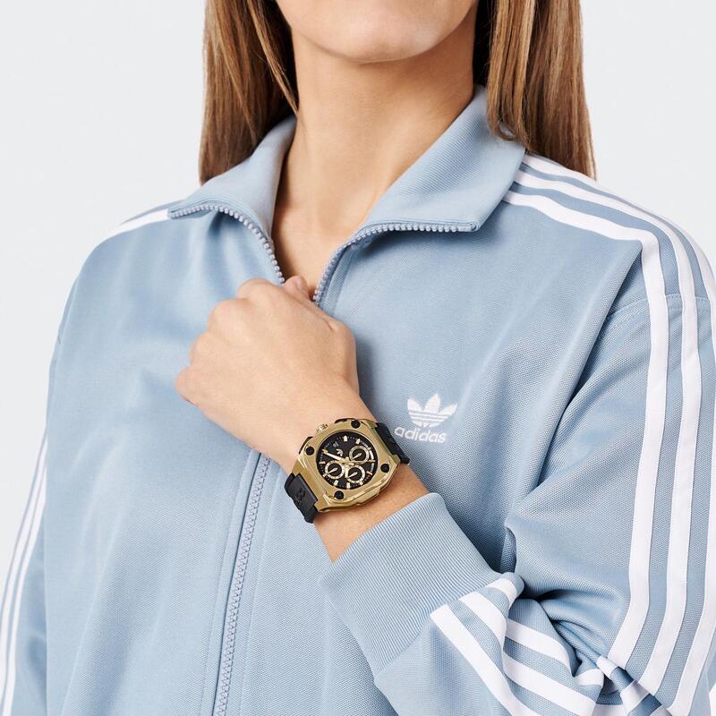 Adidas Originals Chronograaf  Horloge Zwart/Zwart AOFH24018