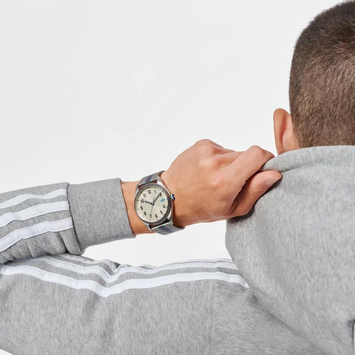 Adidas Originals Analogique Montre Argent/Blanc AOSY23531 4/6