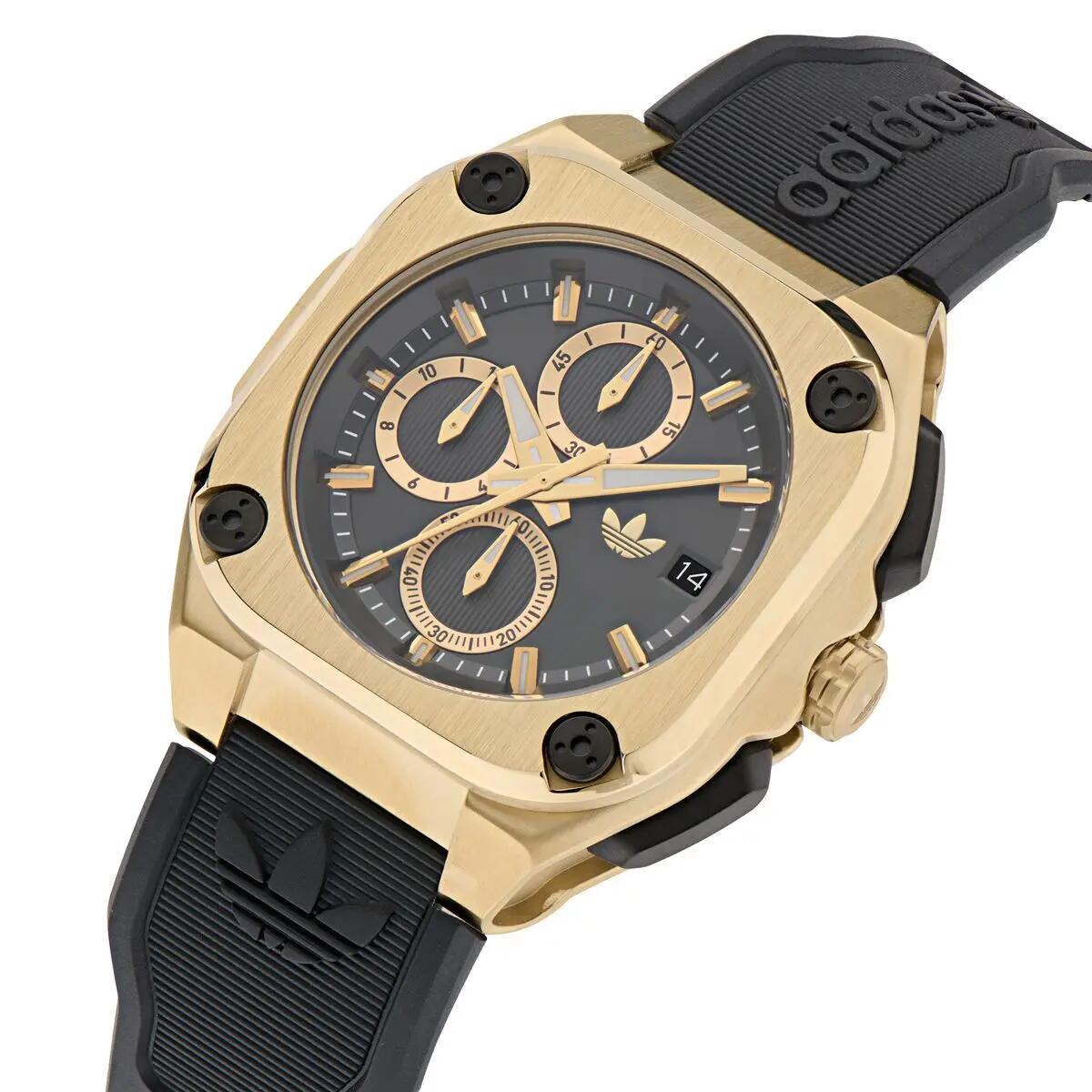 Adidas Originals Chronograph Uhr Schwarz/Schwarz AOFH24018 3/6