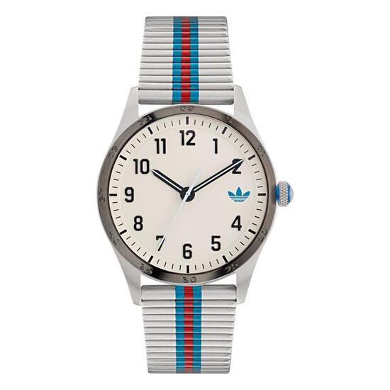 Adidas Originals Analogique Montre Argent/Blanc AOSY23531