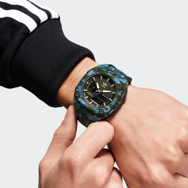 Adidas Originals Analoog en digitaal  Horloge Multi/Zwart AOST24075