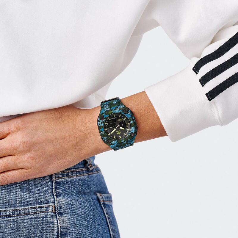 Adidas Originals Analoog en digitaal  Horloge Multi/Zwart AOST24075