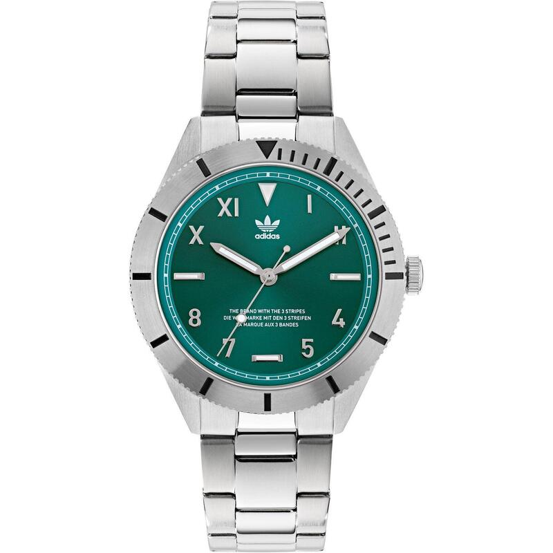 Adidas Originals Analoog  Horloge Zilverkleurig/Groen AOFH22060