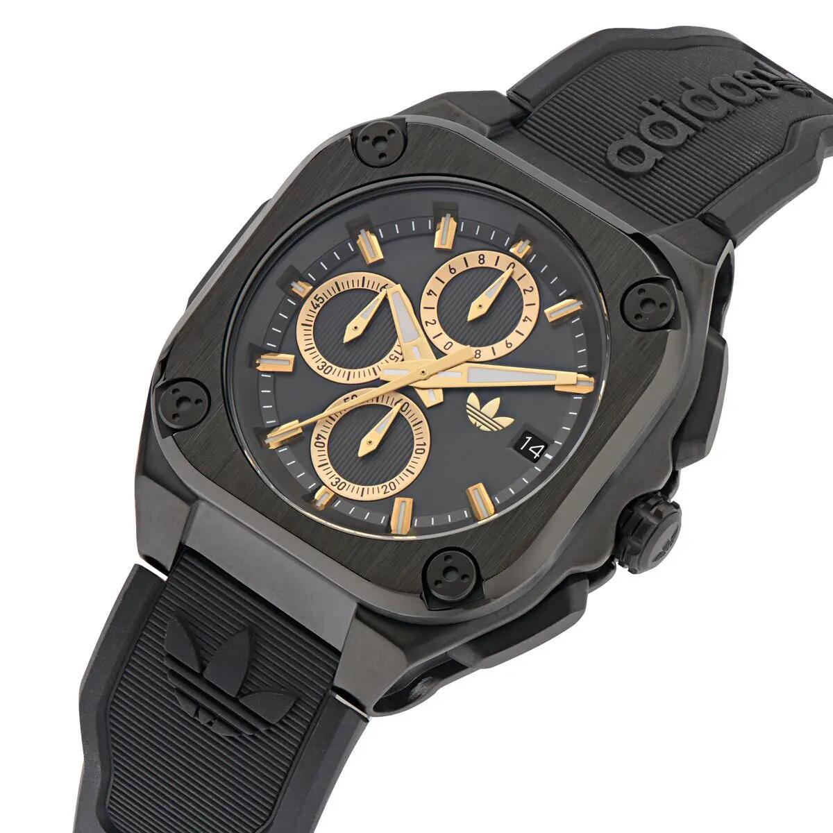 Adidas Originals Chronograaf  Horloge Zwart/Zwart AOFH24020 3/6