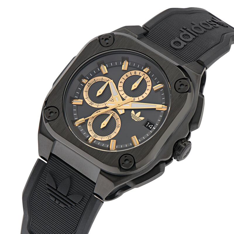 Adidas Originals Chronograaf  Horloge Zwart/Zwart AOFH24020