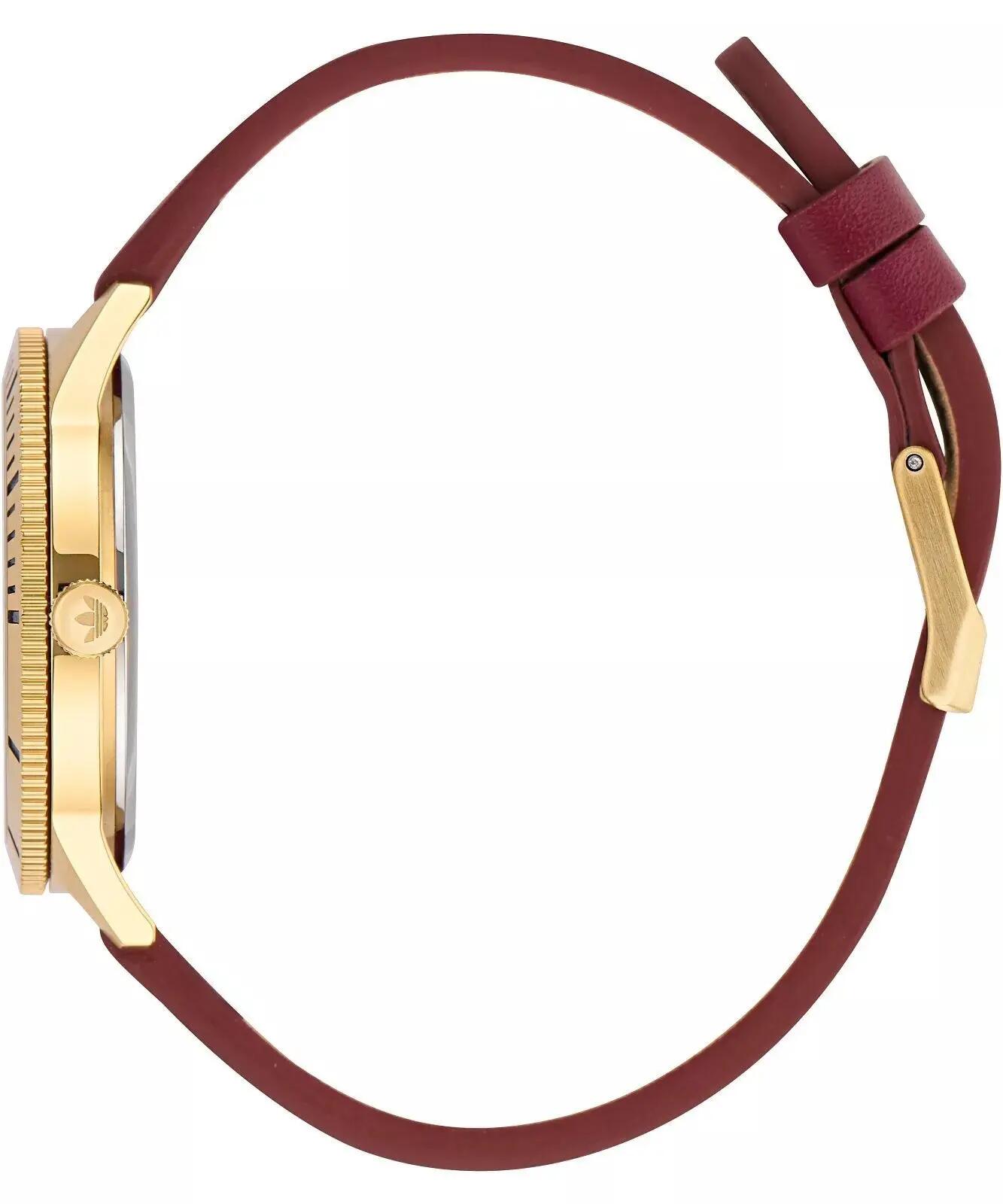 Adidas Originals Analogique Montre Bourgogne/Argent AOFH22570 2/4