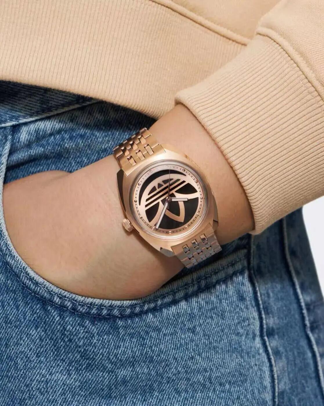 Adidas Originals Analogique Montre Ip-rosé/Multicolore AOFH23009 4/6