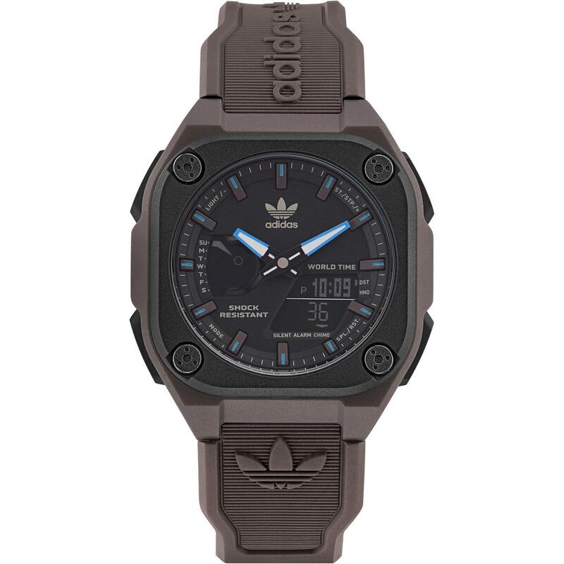 Adidas Originals Analoog en digitaal  Horloge Bruin/Zwart AOST22546