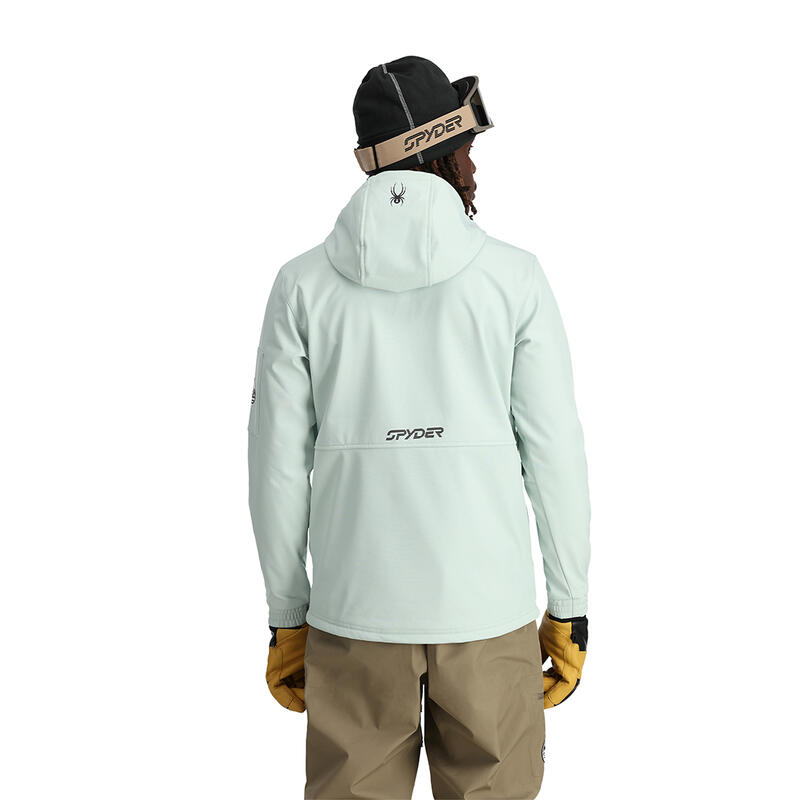 Chaqueta Aislante Ski Hombre - SOFTSHELL RIDING HOODIE 10K