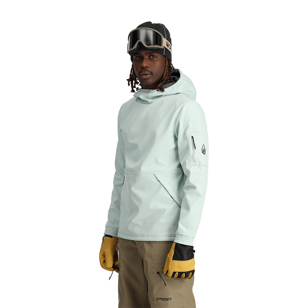 SPYDER Giacca Isolante Ski Uomo - SOFTSHELL RIDING HOODIE 10K