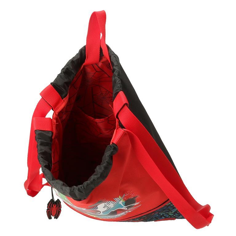 Mochila saco Niño Marvel Spiderman urban  40 cm Rojo