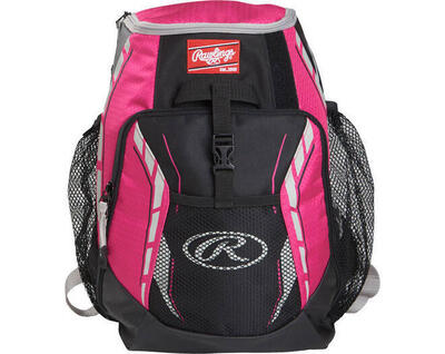 Rawlings r400 jeugd spelers rugzak kleur roze