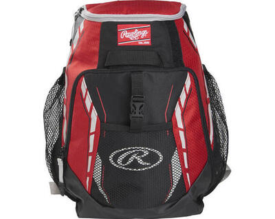 Rawlings r400 jeugd spelers rugzak kleur scharlaken