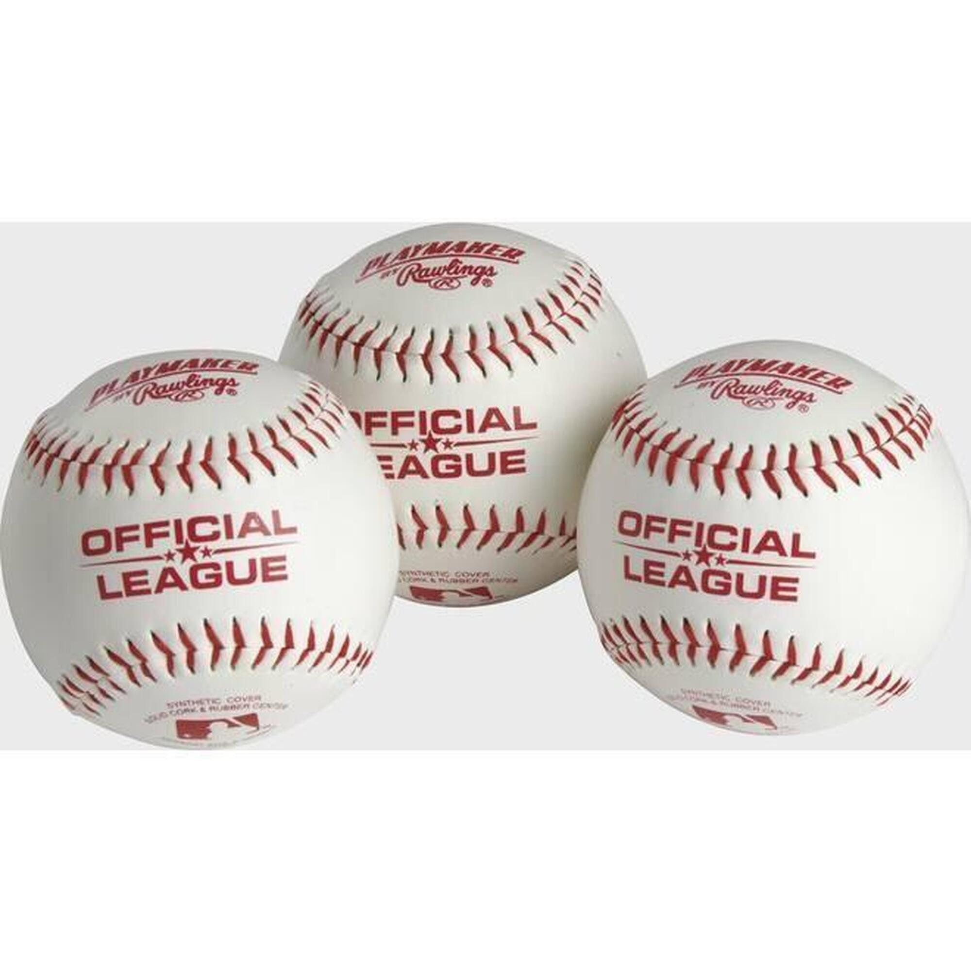Bolas de beisebol - 12 peças - Recreativo Playmaker - Dúzia - 9 polegadas