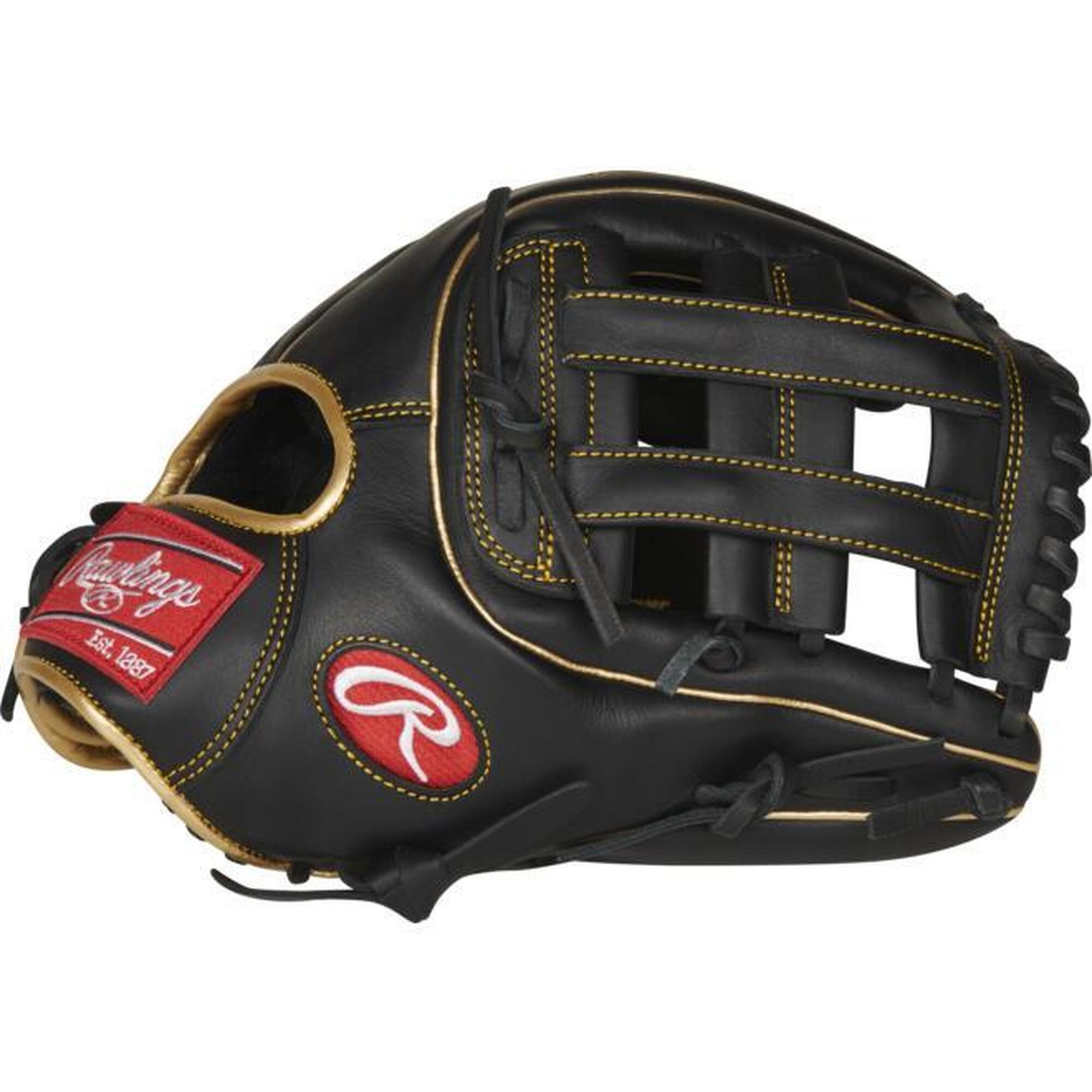 Guanto da baseball - Serie R9 - Interamente in pelle - R9315-6BG - Tela Pro H