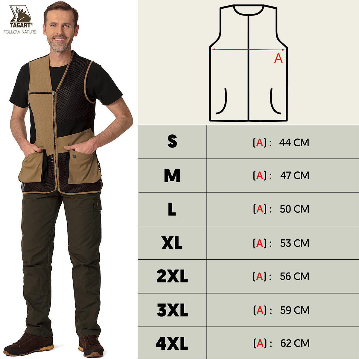 La veste de tir Falcon est respirante avec un filet 2/5