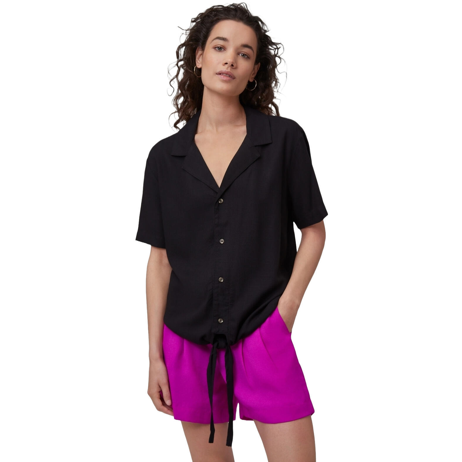 Camisa o'neill cali woven, preto, mulheres