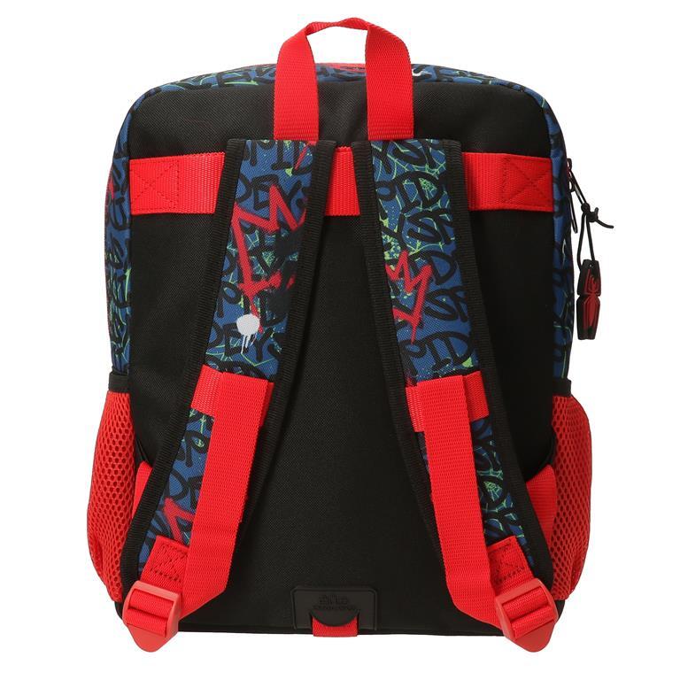 Mochila escolar Niño Marvel Spiderman urban  40 cm Rojo