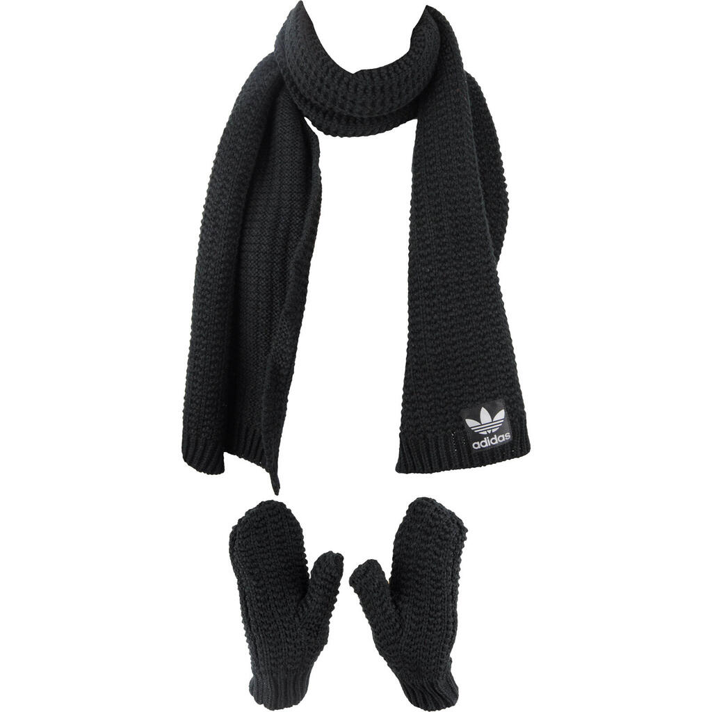 Scarf and glove set adidas Originals Scarf+Glove, Black, Women