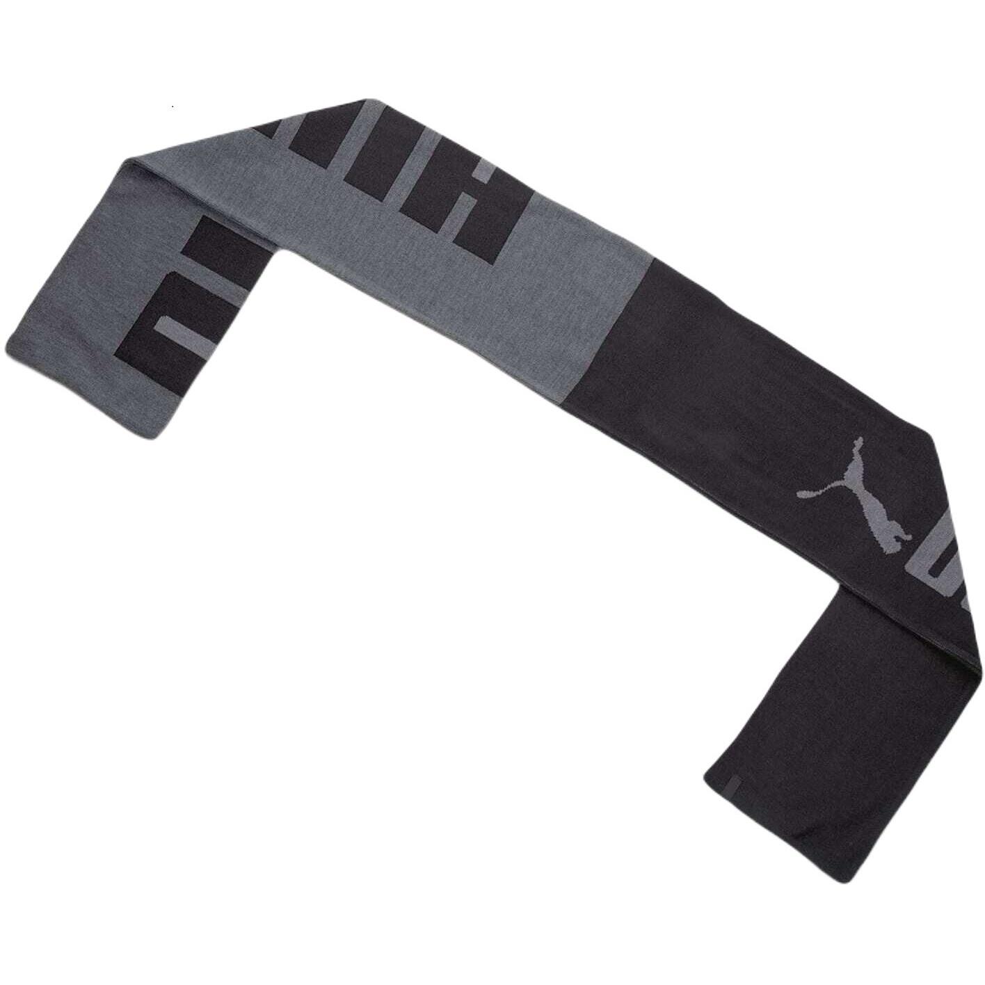 PUMA Consolador Puma Knit Scarf, Preto, Unissex