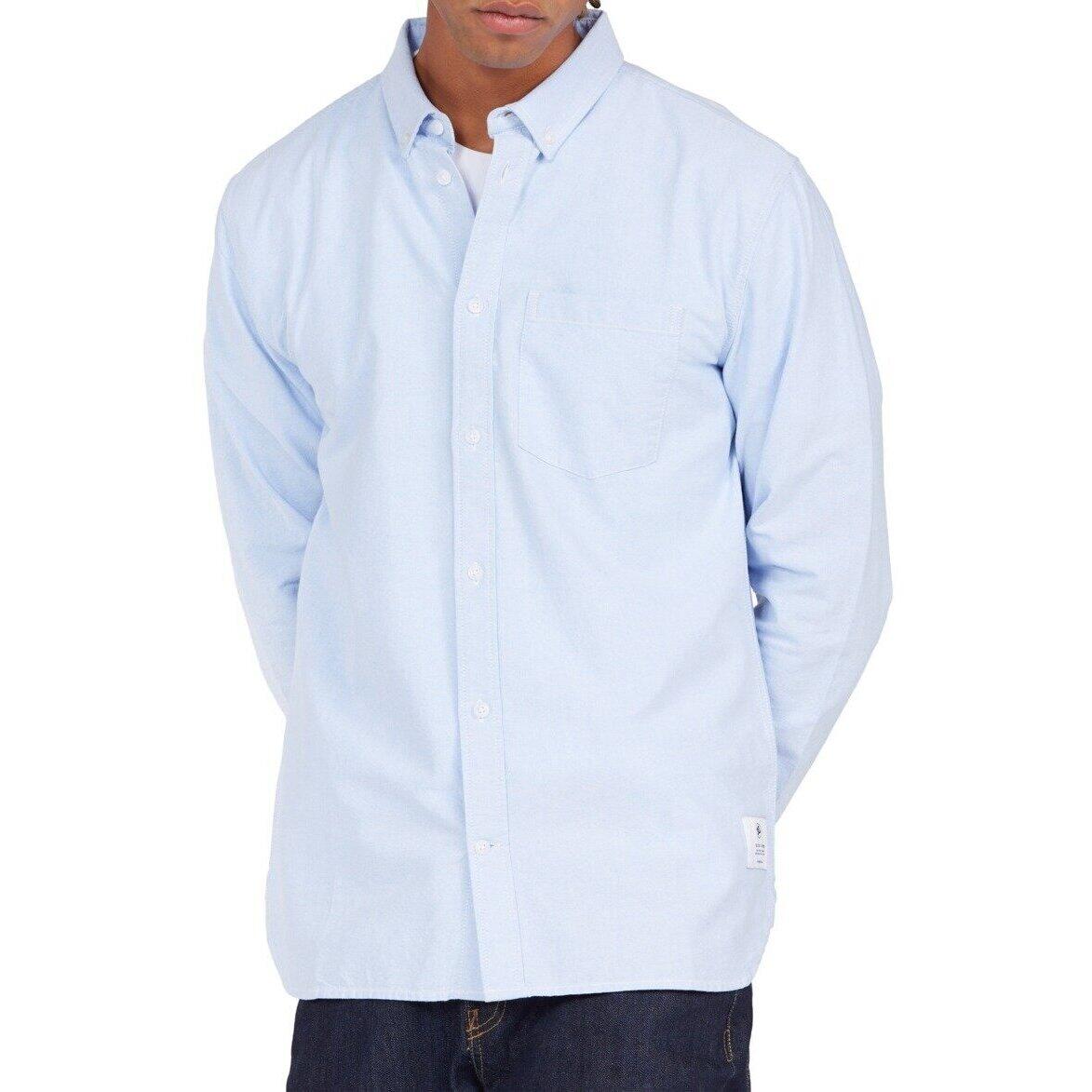 Dc Shoes - Chemise Dc Shoes Oxford, Bleu, Hommes - Chemise Manches Longues - Bleu - S - Decathlon