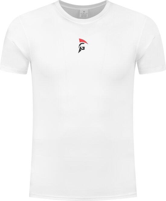 GLADIATOR SPORTS Gladiator Sports Compressie shirt - Heren (Leverbaar in Zwart en Wit)