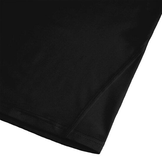 Stretchbaar compressie sport shirt zwart
