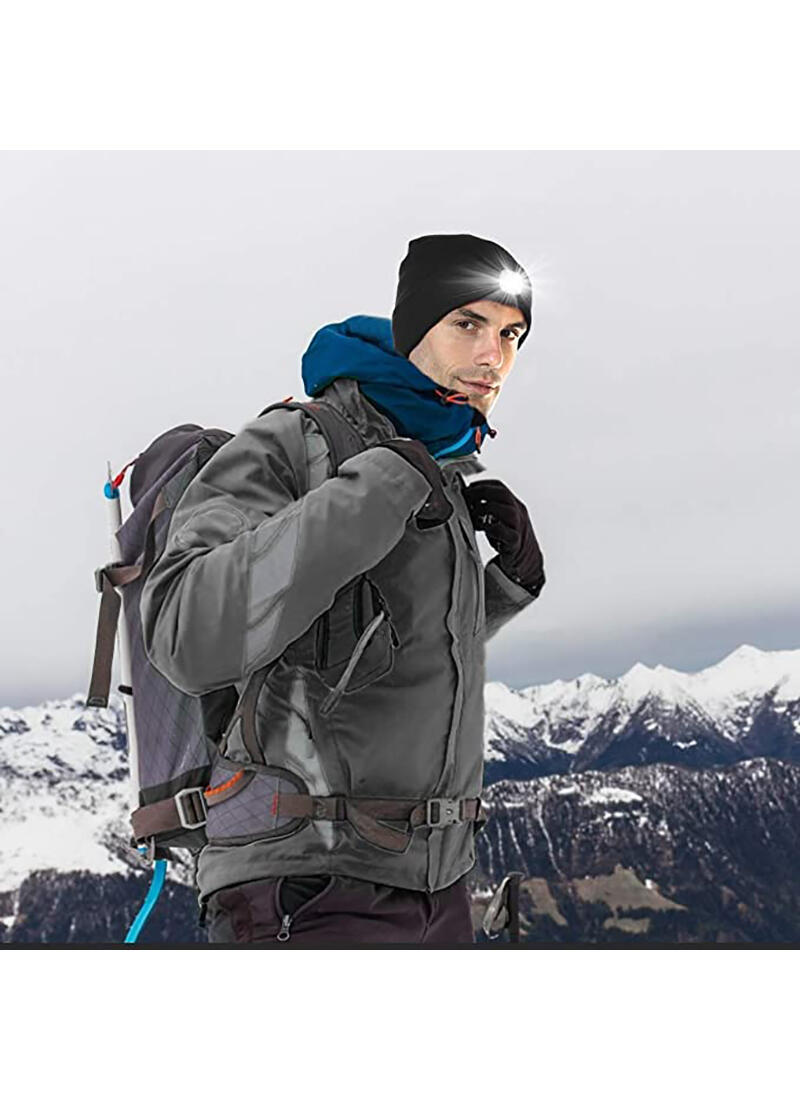 Beanie-X - 200 Lumen Knitted Hat with Integrated Rechargeable LED Torch 6/6