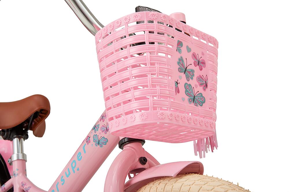 SuperSuper Little Miss Kinderfiets - 16 inch - Roze 4/6