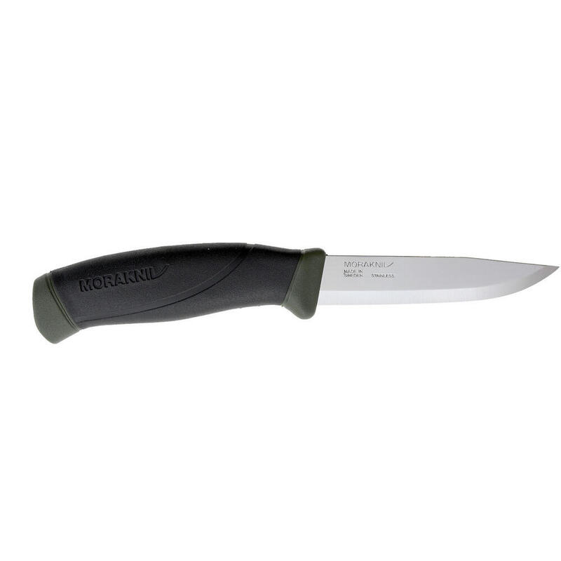 MoraKniv Companion MG Stainless Outdoor Mes - Olijfgroen